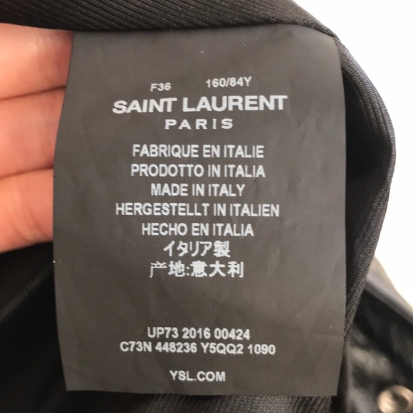 New with tags Saint Laurent lambskin Teddy Jacket - Picture 6 of 8